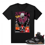 Jordan Bordeaux shirt match Black tee Kakashi Hype