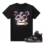 Jordan Bordeaux shirt match Black tee Bear