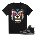 Jordan Bordeaux shirt match Black tee Grizzly