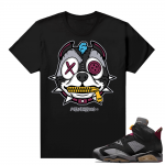 Jordan Bordeaux shirt match Black tee Pitbull