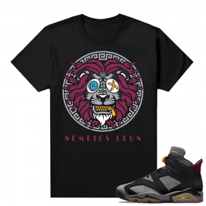 Jordan Bordeaux shirt match Black tee Nemeios Leon