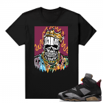 Jordan Bordeaux shirt match Black tee Notorious