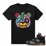 Jordan Bordeaux shirt match Black tee SZY Heart Break Bear V2