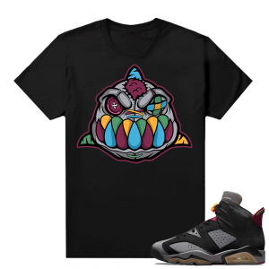 Jordan Bordeaux shirt match Black tee SZY Misfitz Shark