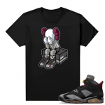 Jordan Bordeaux shirt match Black tee Toy x Bordeaux 6s