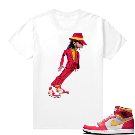 Light Fusion Red 1s Jordan Sneaker Tees Shirts Match Smooth Criminal