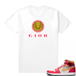 Marcello Gior Designer T-shirt GIOR Match Light Fusion Red 1s