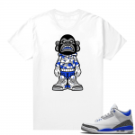 Racer Blue 3s Jordan Sneaker Tees A Drippin Ape