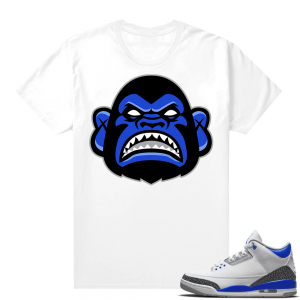 Racer Blue 3s Jordan Sneaker Tees Ape Gang