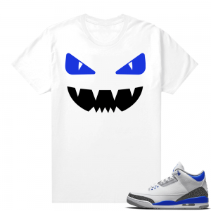 Racer Blue 3s Jordan Sneaker Tees Designer Monster