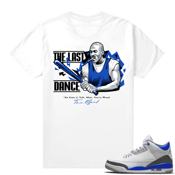 Racer Blue 3s Jordan Sneaker Tees Goat Talk