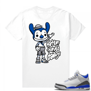 Racer Blue 3s Jordan Sneaker Tees Haters Served Daily