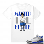 Racer Blue 3s Jordan Sneaker Tees Master The Hustle