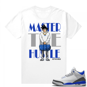 Racer Blue 3s Jordan Sneaker Tees Master The Hustle