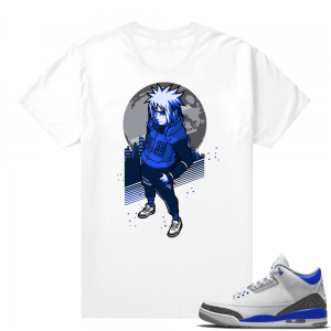 Racer Blue 3s Jordan Sneaker Tees Minato