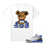 Racer Blue 3s Jordan Sneaker Tees Teddy