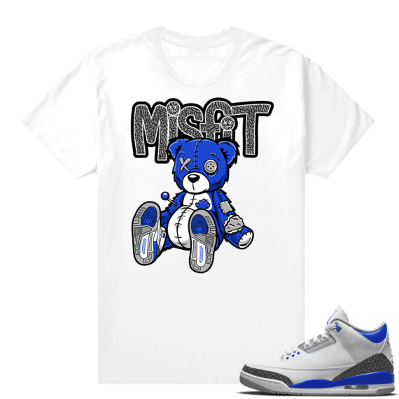 Racer Blue 3s Jordan Sneaker Tees Misfit Voodoo Bear