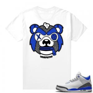 Racer Blue 3s Jordan Sneaker Tees Grizzly