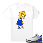 Racer Blue 3s Jordan Sneaker Tees Saturday L