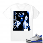 Racer Blue 3s Jordan Sneaker Tees Selena Vintage