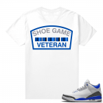 Racer Blue 3s Jordan Sneaker Tees Shoe Game Veteran