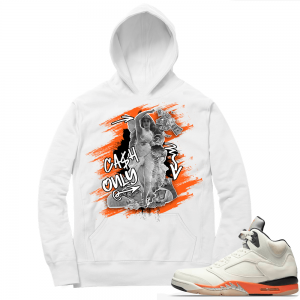 Shattered Backboard 5s Matching Hoodies White Cash Only