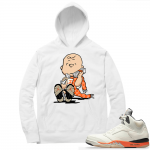 Shattered Backboard 5s Matching Hoodies White Designer Charlie