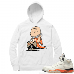 Shattered Backboard 5s Matching Hoodies White Designer Charlie