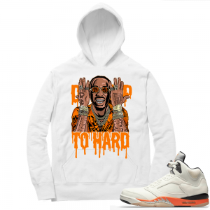 Shattered Backboard 5s Matching Hoodies White Drip too Hard