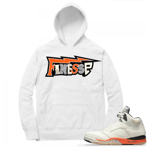 Shattered Backboard 5s Matching Hoodies White Finesse Letters