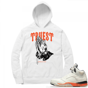 Shattered Backboard 5s Matching Hoodies White Marcello Gior Truest