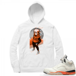 Shattered Backboard 5s Matching Hoodies White Minato