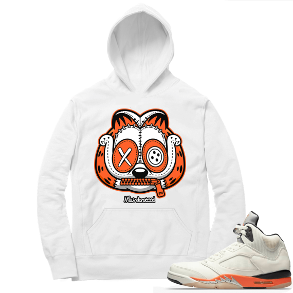 Shattered Backboard 5s Matching Hoodies White Garfield