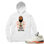 Shattered Backboard 5s Matching Hoodies White Nipsey Hussle