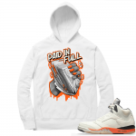 Shattered Backboard 5s Matching Hoodies White Paid In Full