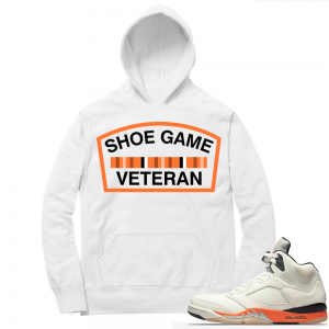 Shattered Backboard 5s Matching Hoodies White Shoe Game Veteran