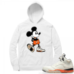 Shattered Backboard 5s Matching Hoodies White Sneakerhead Mickey