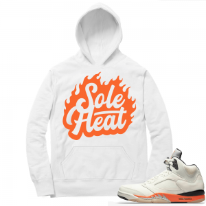 Shattered Backboard 5s Matching Hoodies White Sole Heat