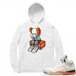 Shattered Backboard 5s Matching Hoodies White Toy x SBB 5s