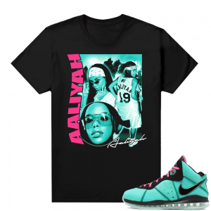 South Beach Lebron 8 Sneaker tees match Aaliyah Rap Tee