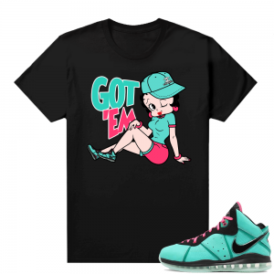 South Beach Lebron 8 Sneaker tees match Black Betty Got EM