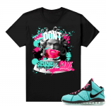 South Beach Lebron 8 Sneaker tees match Black Medusa