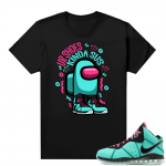 South Beach Lebron 8 Sneaker tees match Black Shoes SUS