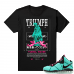 South Beach Lebron 8 Sneaker tees match Black Triumph