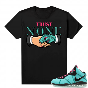 South Beach Lebron 8 Sneaker tees match Black Trust None