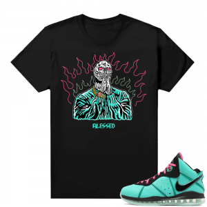 South Beach Lebron 8 Sneaker tees match Blessed