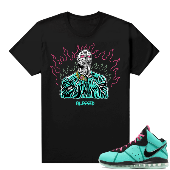 South Beach Lebron 8 Sneaker tees match Blessed