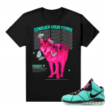 South Beach Lebron 8 Sneaker tees match Conquer Your Fears