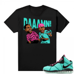 South Beach Lebron 8 Sneaker tees match DAAAMN