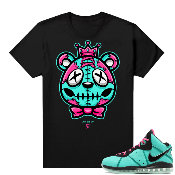 South Beach Lebron 8 Sneaker tees match Dead Bear